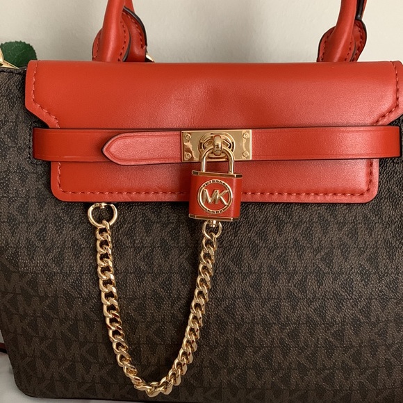 Michael Michael Kors Hamilton Legacy Small Logo Belted Satchel - Picture 9 of 16